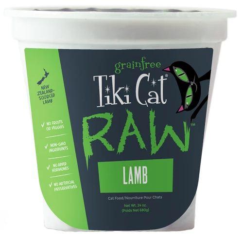 Tiki Pet Raw Food Tiki Cat Raw Lamb - 8 oz.Tub  