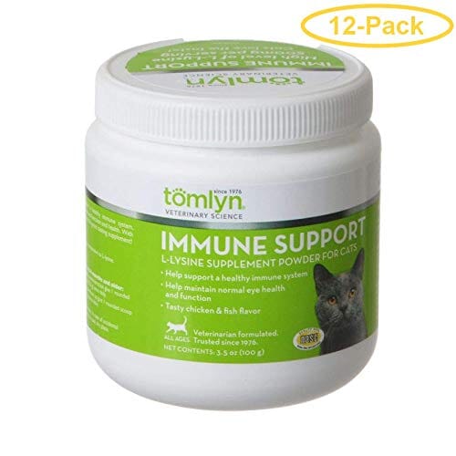 Tomlyn Immune Support L-Lysine Powder Cat Supplements - 100 Gm