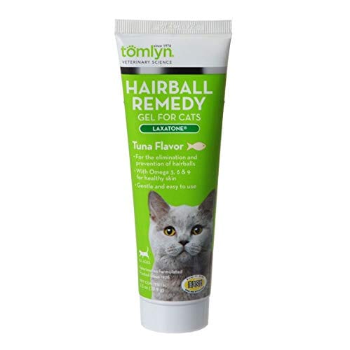 Tomlyn Laxatone Hairball Remedy Gel for Cats - Tuna - 2.5 Oz