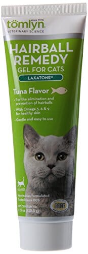 Tomlyn Laxatone Hairball Remedy Gel for Cats - Tuna - 4.25 Oz  
