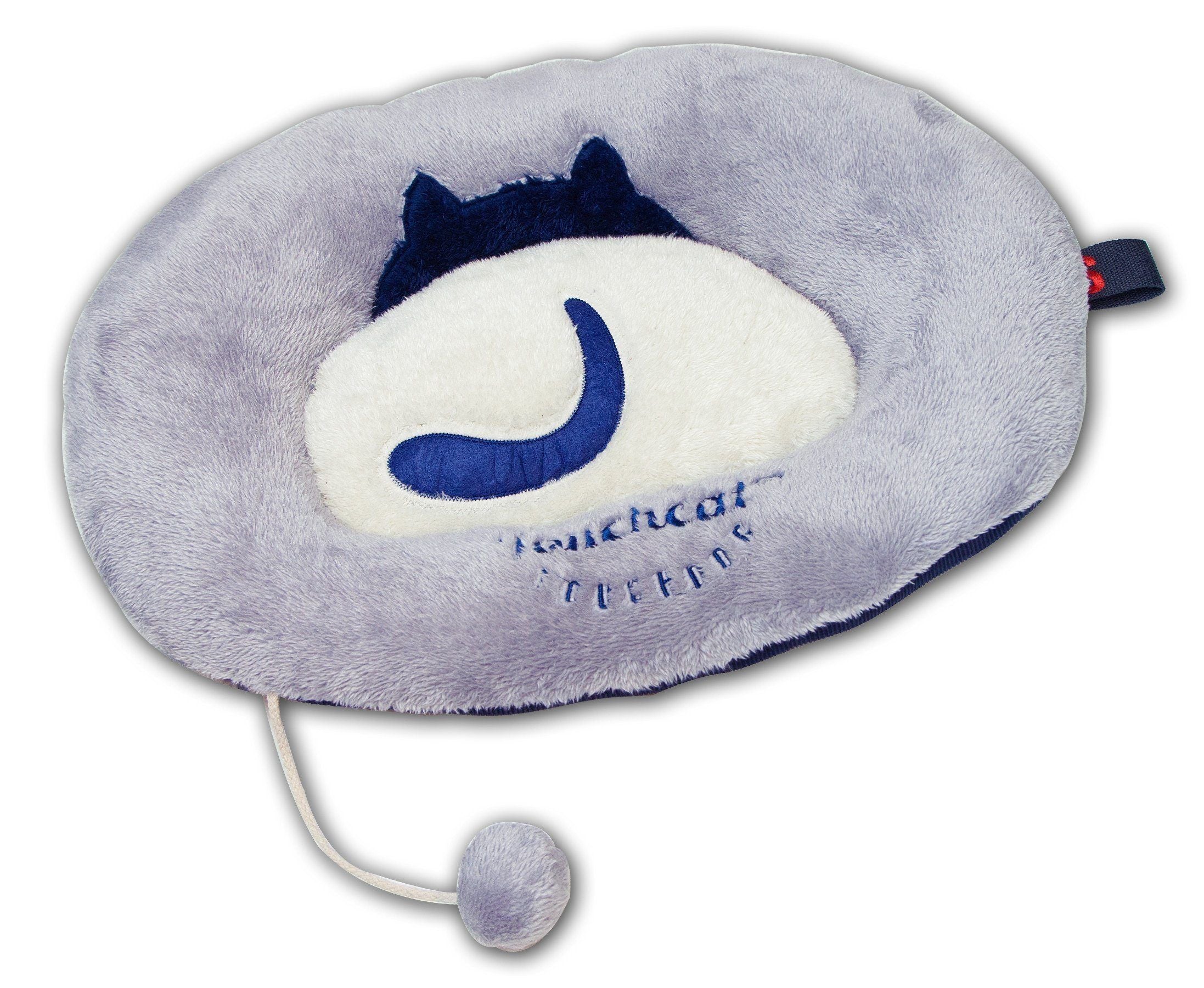 Touchcat ® 'Exquisite-Plush' Premium Kitty Fashion Designer Pet Cat Bed Lounger Mat Lounge Light Grey 