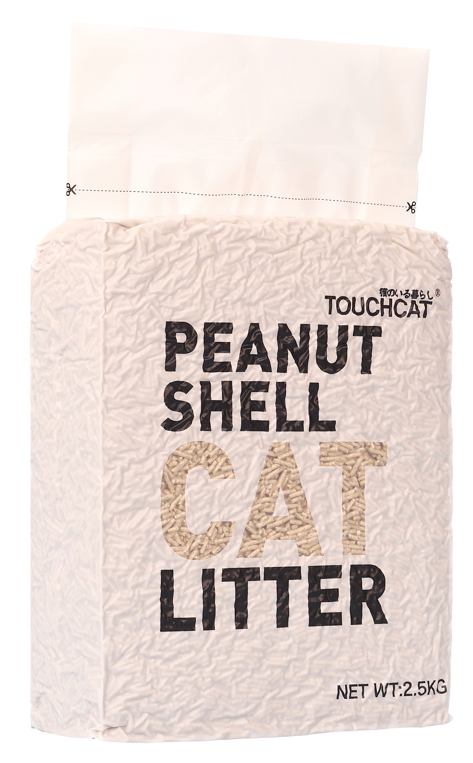 Touchcat ® High-Clumping Eco-Friendly Peanut Shell Kitty Cat Litter Default Title 