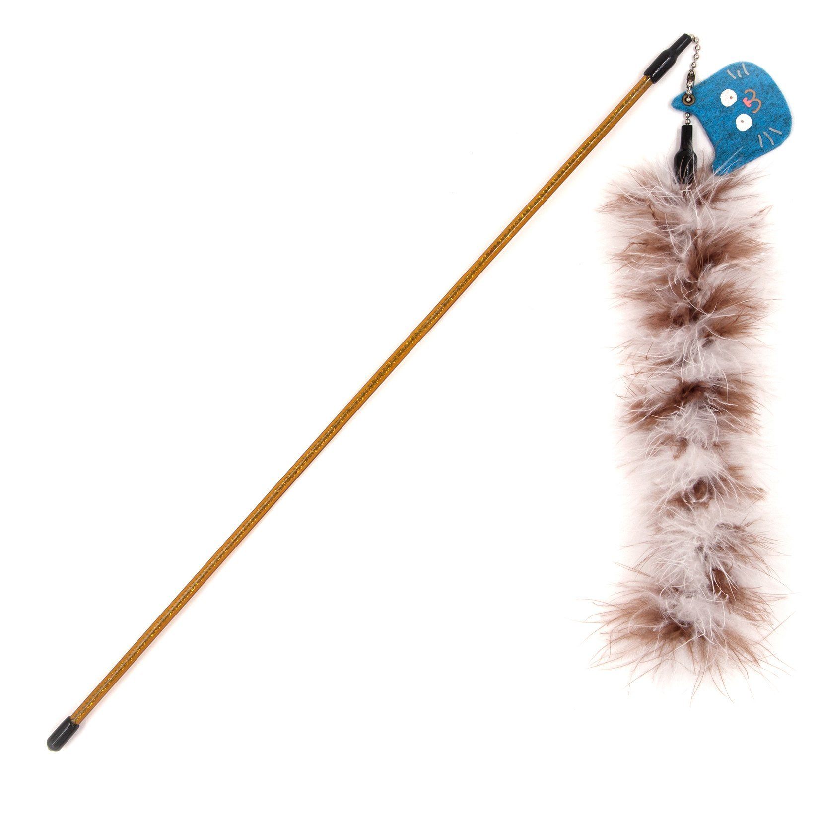Touchcat Tail-Feather Designer Wand Cat Teaser  