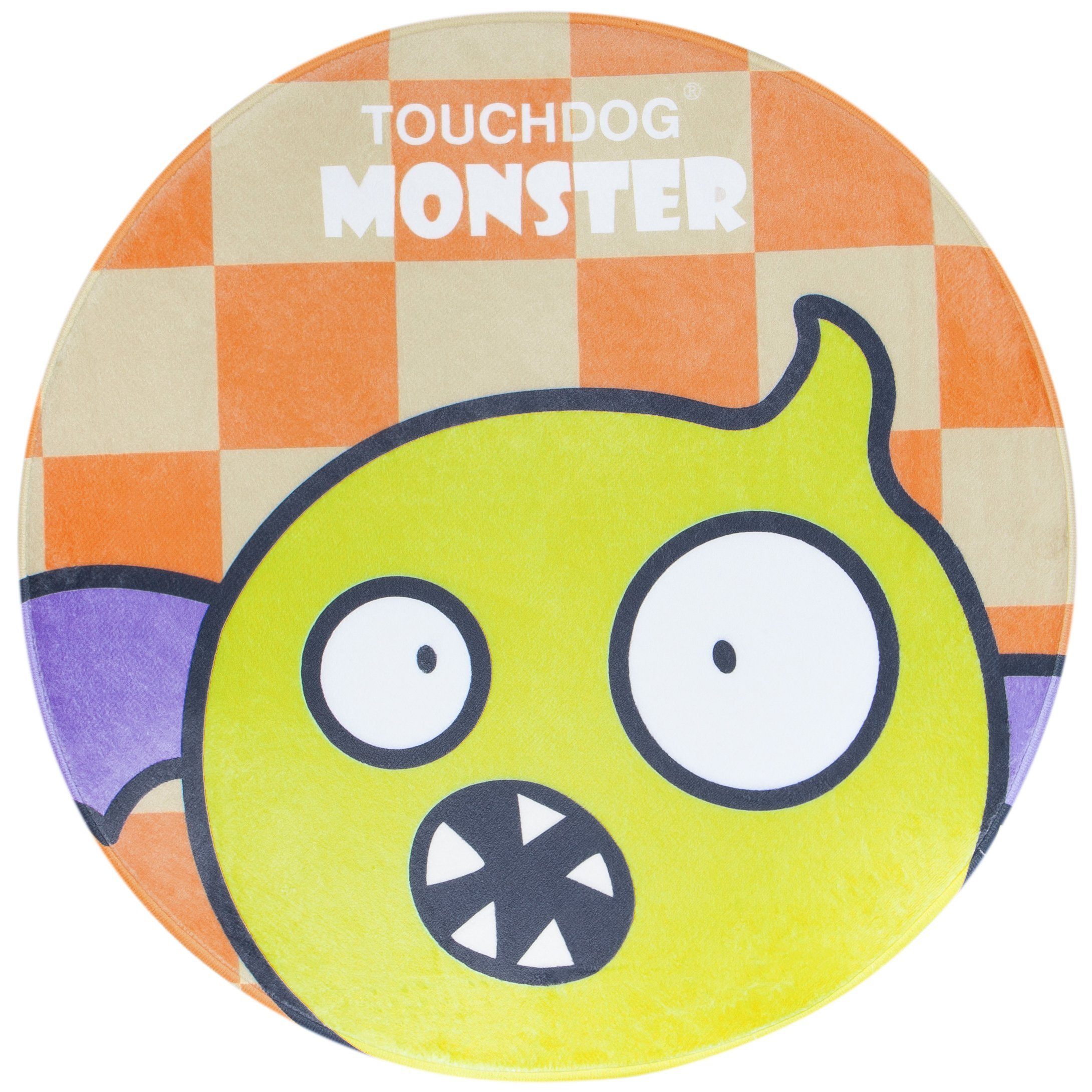 Touchdog Cartoon Flying Critter Monster Rounded Cat and Dog Mat  