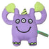 Touchdog Cartoon Three-eyed Monster Plush Dog Toy Purple 