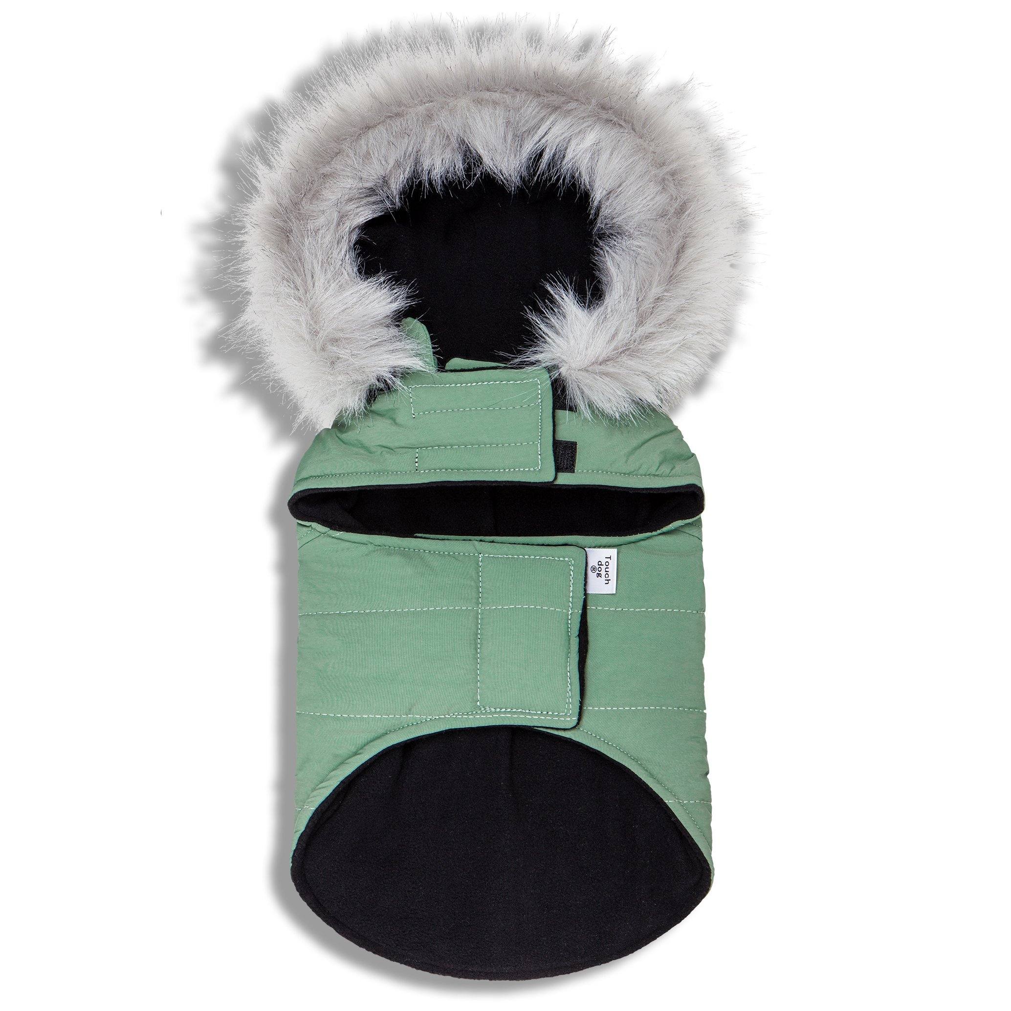 Touchdog 'Eskimo-Swag' Duck-Down Insulated Winter Dog Coat Parka  