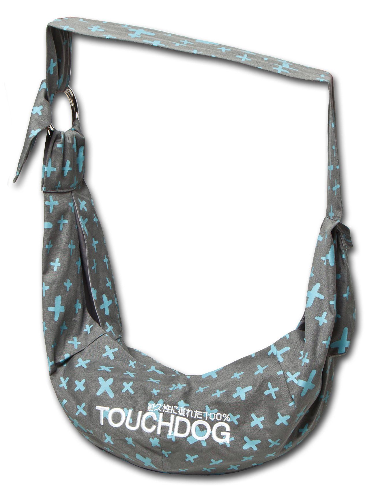 Touchdog 'Paw-Ease' Over-The-Shoulder Travel Sling Pet Carrier  