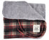 Touchdog ® 2-In-1 Tartan Plaid Dog Jacket and Matching Reversible Dog Mat  