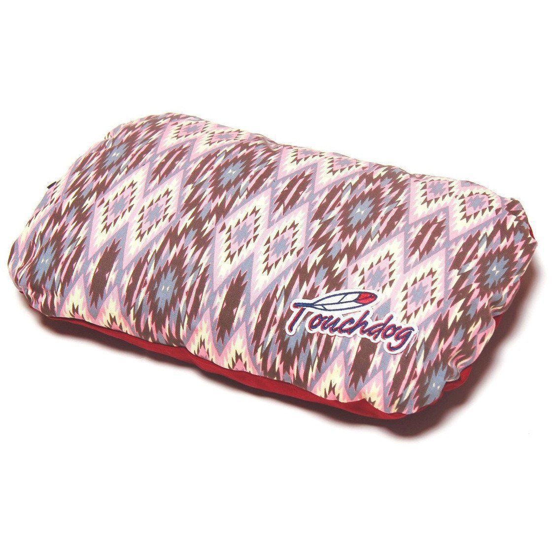 Touchdog ® '70's Vintage-Tribal' Ultra-Plush Rectangular Rounded Dog Bed  