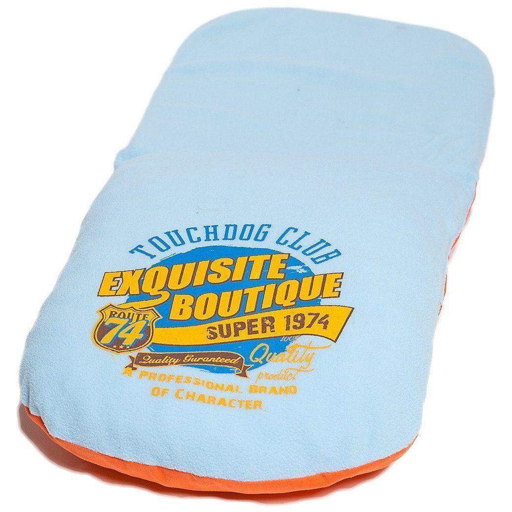 Touchdog ® 'Active-Play' Vintage Emblem Panoramic Cat Bed w/ Teaser Toy  