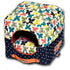 Touchdog ® 'Chirpin-Avery' 2-in-1 Collapsible Squared Dog and Cat Bed Butterfly Pattern 