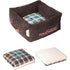 Touchdog ® 'Exquisite-Wuff' Quilted Squared Designer Dog Bed  