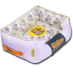 Touchdog Floral Galoral Designer Rectangular Dog Bed Pet Life