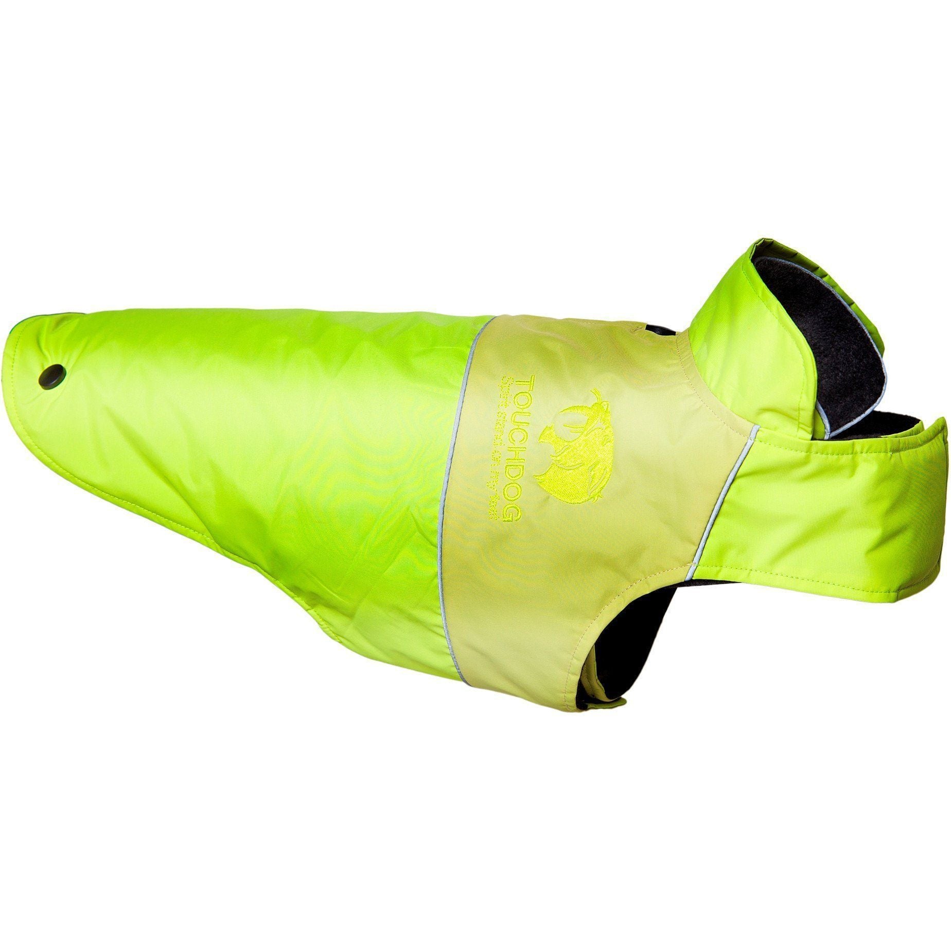 Touchdog ® Lightening-Shield 2-in-1 Dual-Removable-Layered Waterproof Dog Jacket X-Small Sun Yellow, Gold