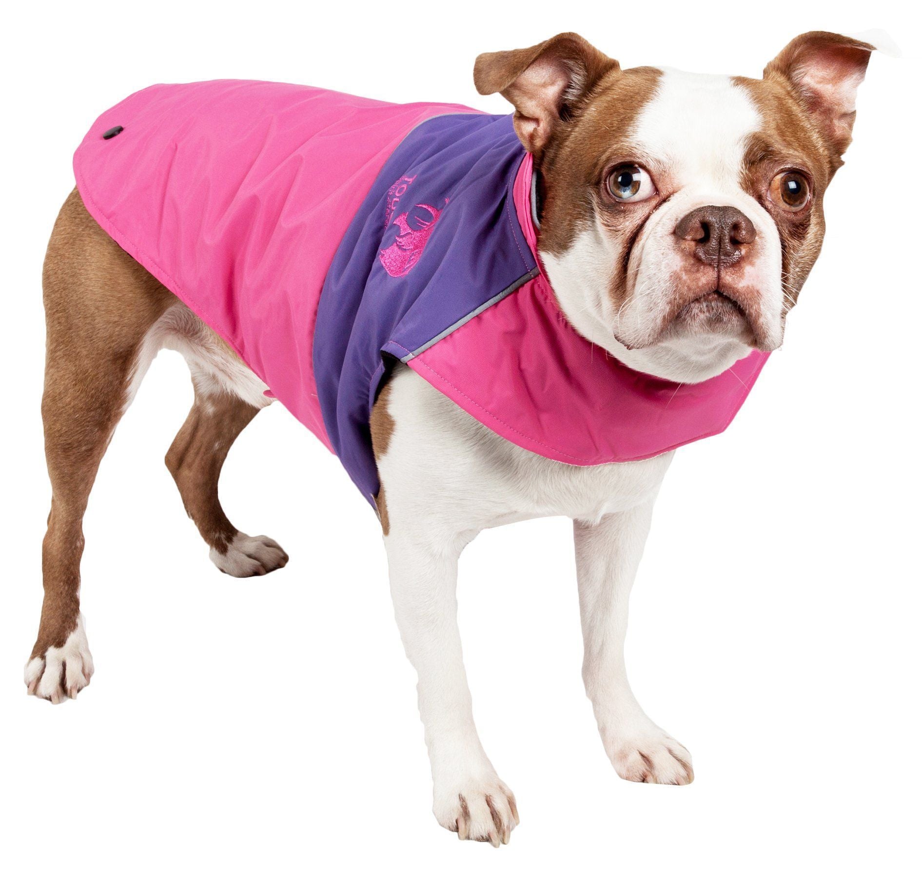 Touchdog ® Lightening-Shield 2-in-1 Dual-Removable-Layered Waterproof Dog Jacket  