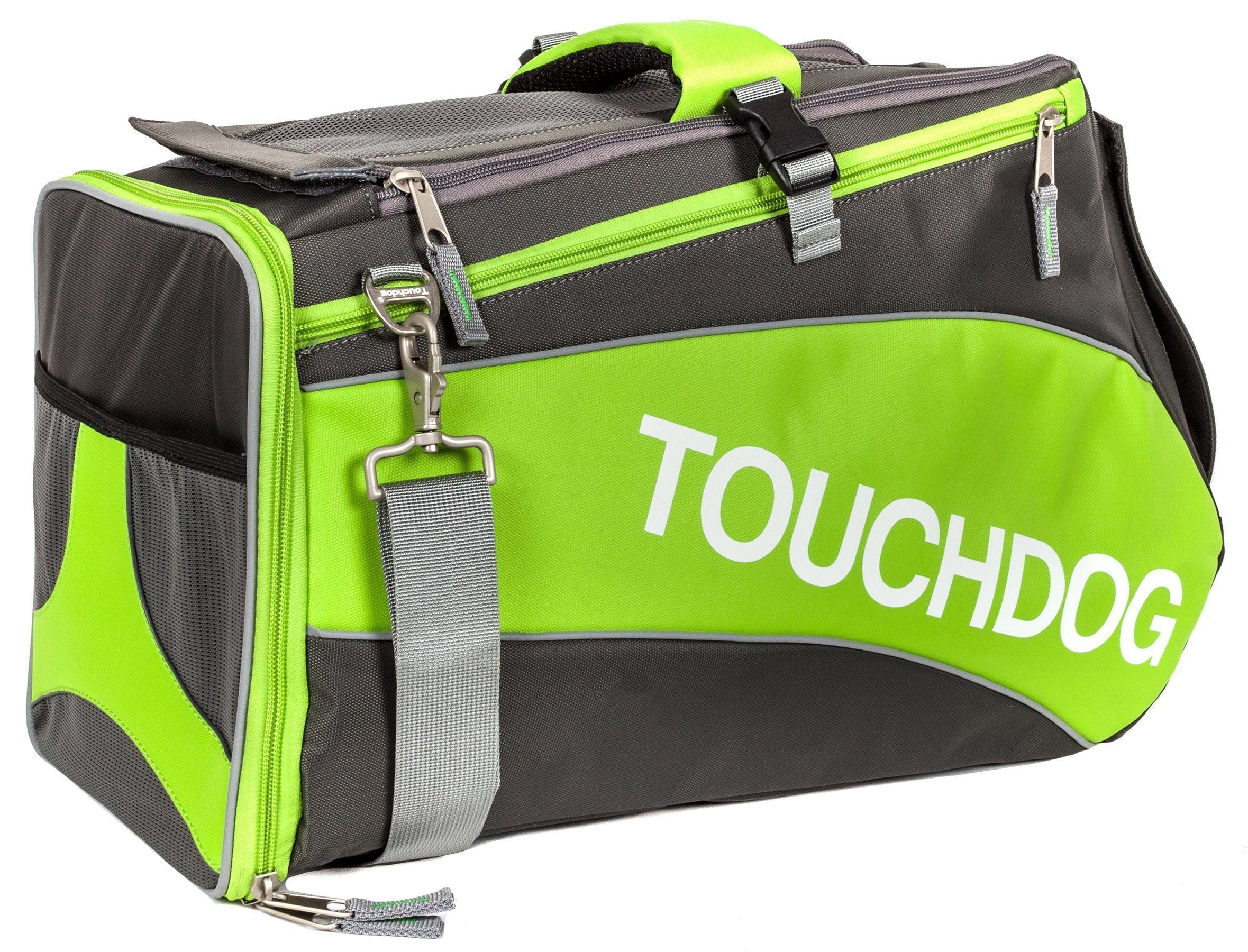 Touchdog ® 'Modern-Glide' Airline Approved Water-Resistant Sporty Travel Fashion Pet Dog Carrier  