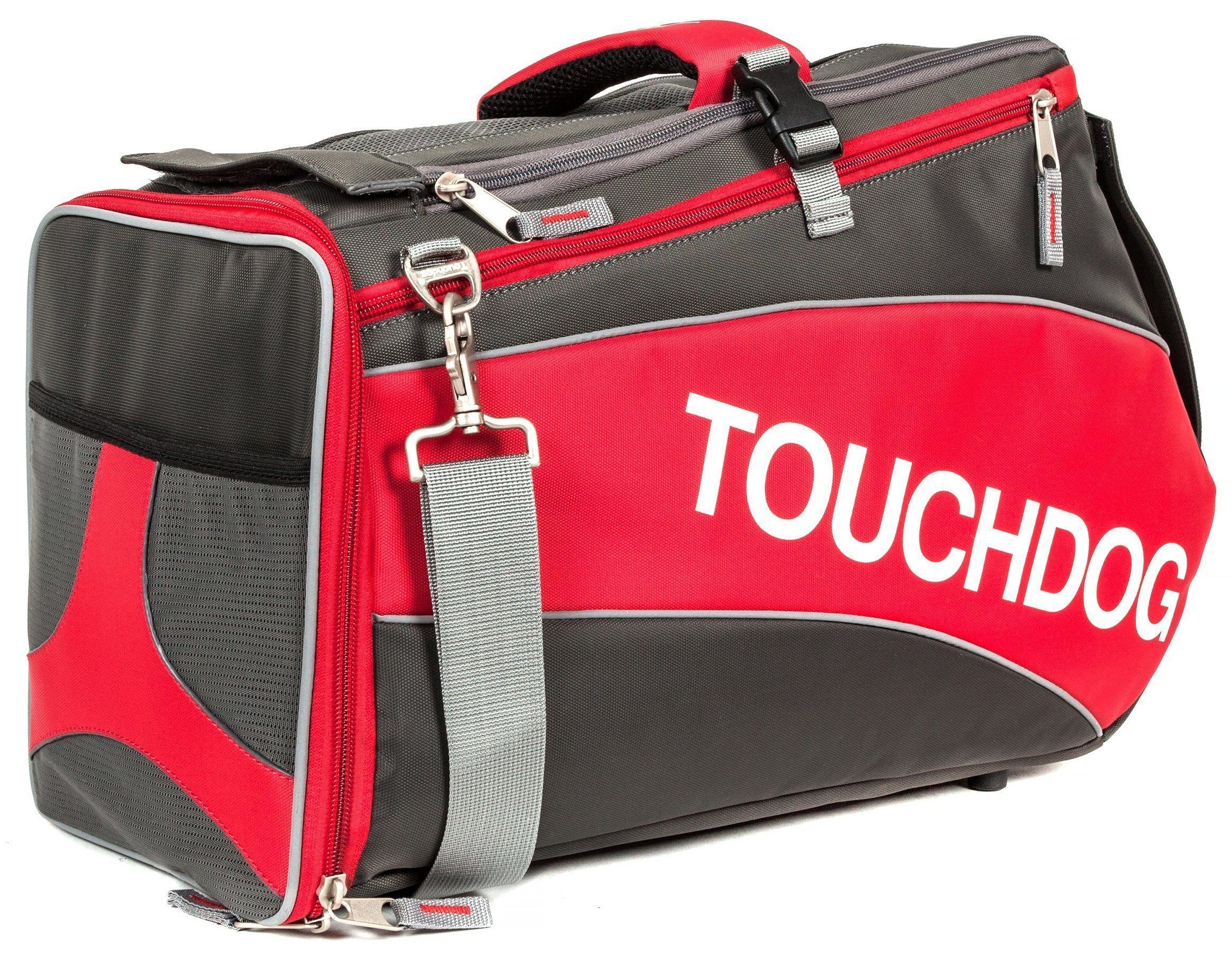 Touchdog ® 'Modern-Glide' Airline Approved Water-Resistant Sporty Travel Fashion Pet Dog Carrier  