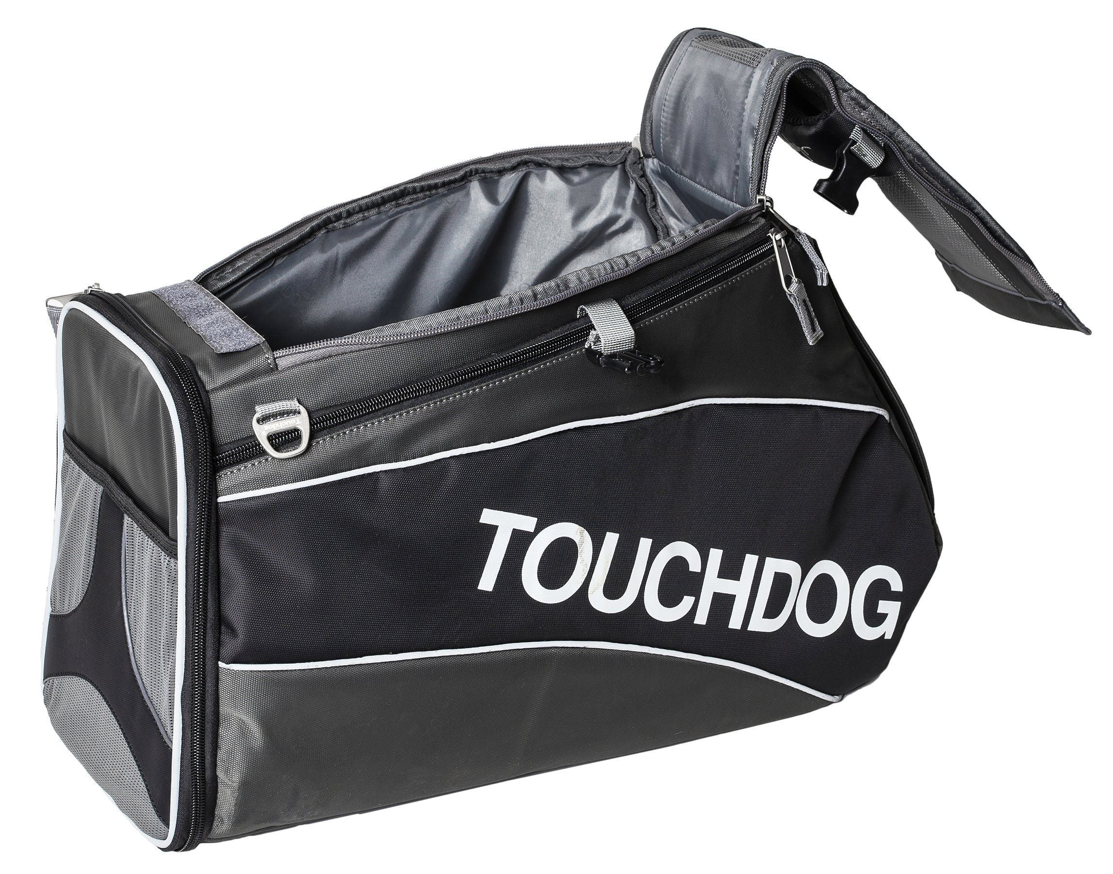 Touchdog ® 'Modern-Glide' Airline Approved Water-Resistant Sporty Travel Fashion Pet Dog Carrier  