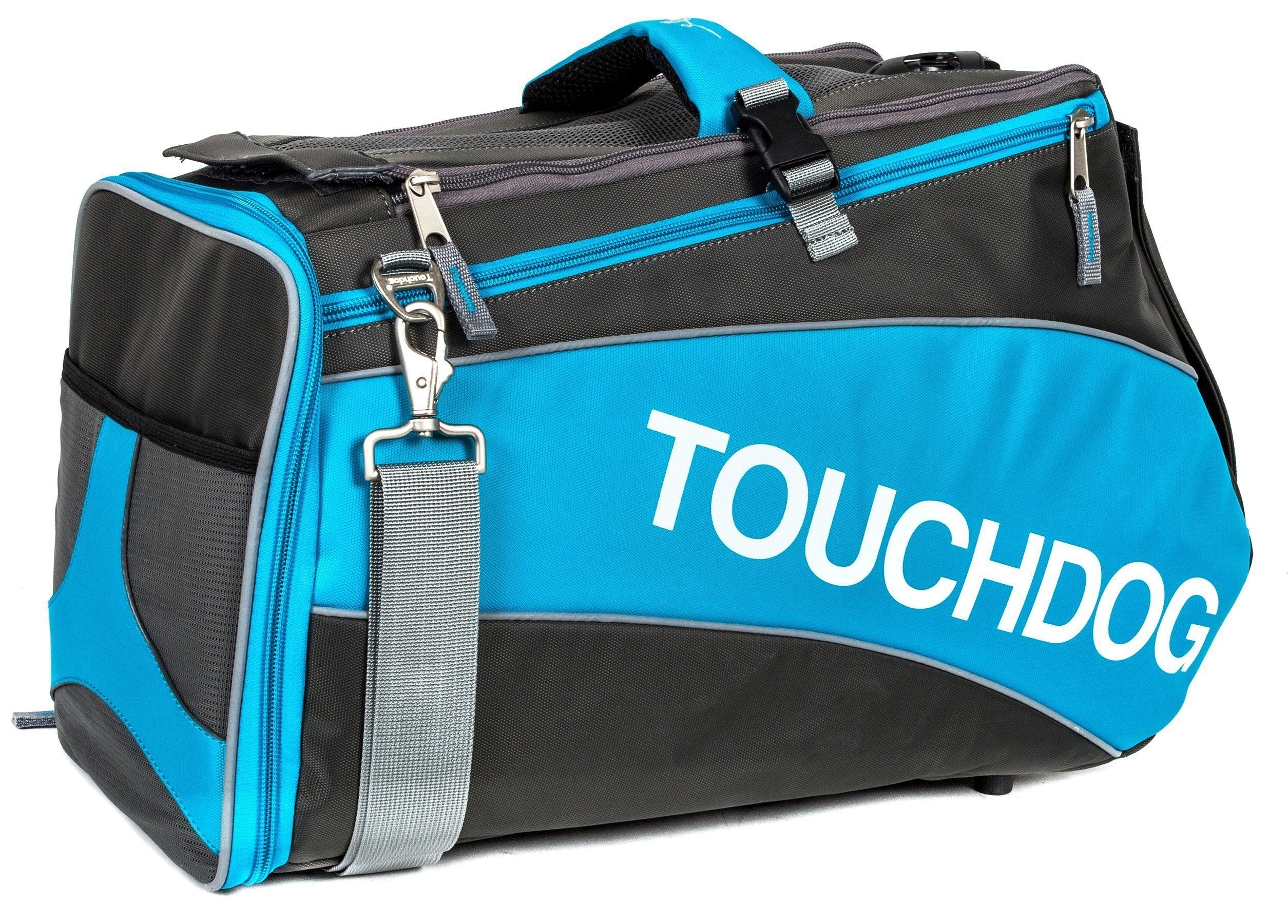 Touchdog ® 'Modern-Glide' Airline Approved Water-Resistant Sporty Travel Fashion Pet Dog Carrier  