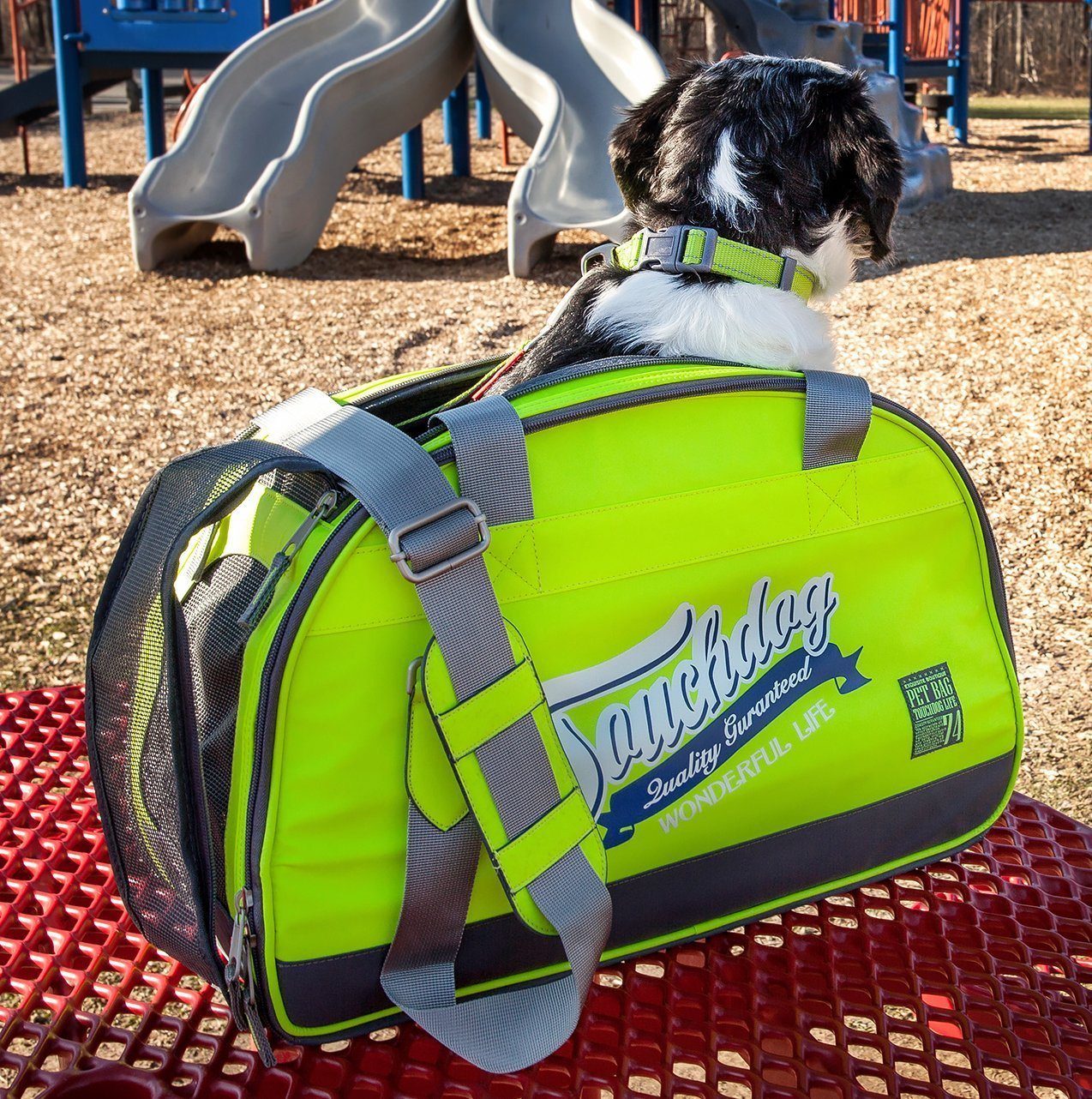 Touchdog ® Original Wick-Guard Water Resistant Airline Approved Travel Dog Carrier  