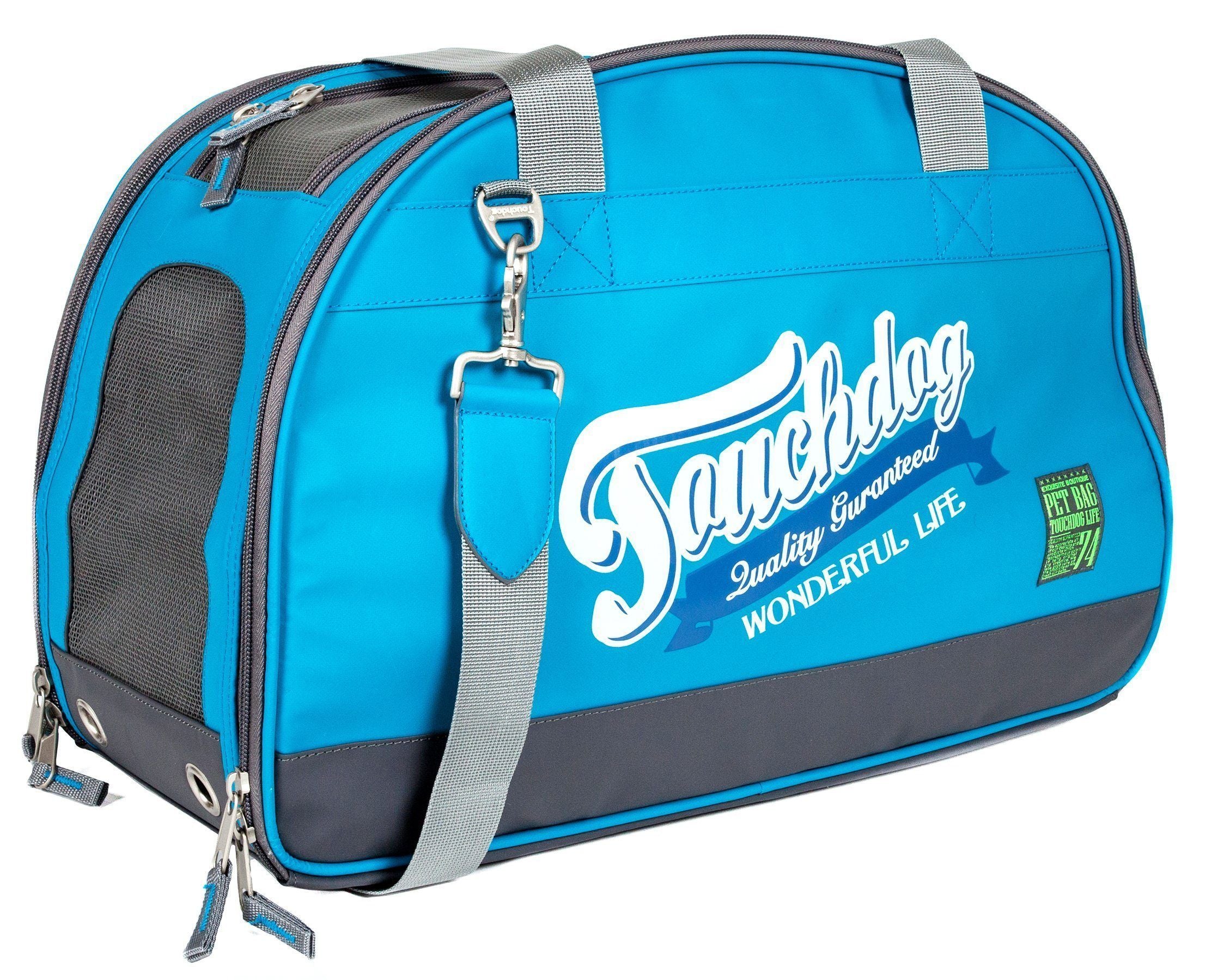 Touchdog ® Original Wick-Guard Water Resistant Airline Approved Travel Dog Carrier  