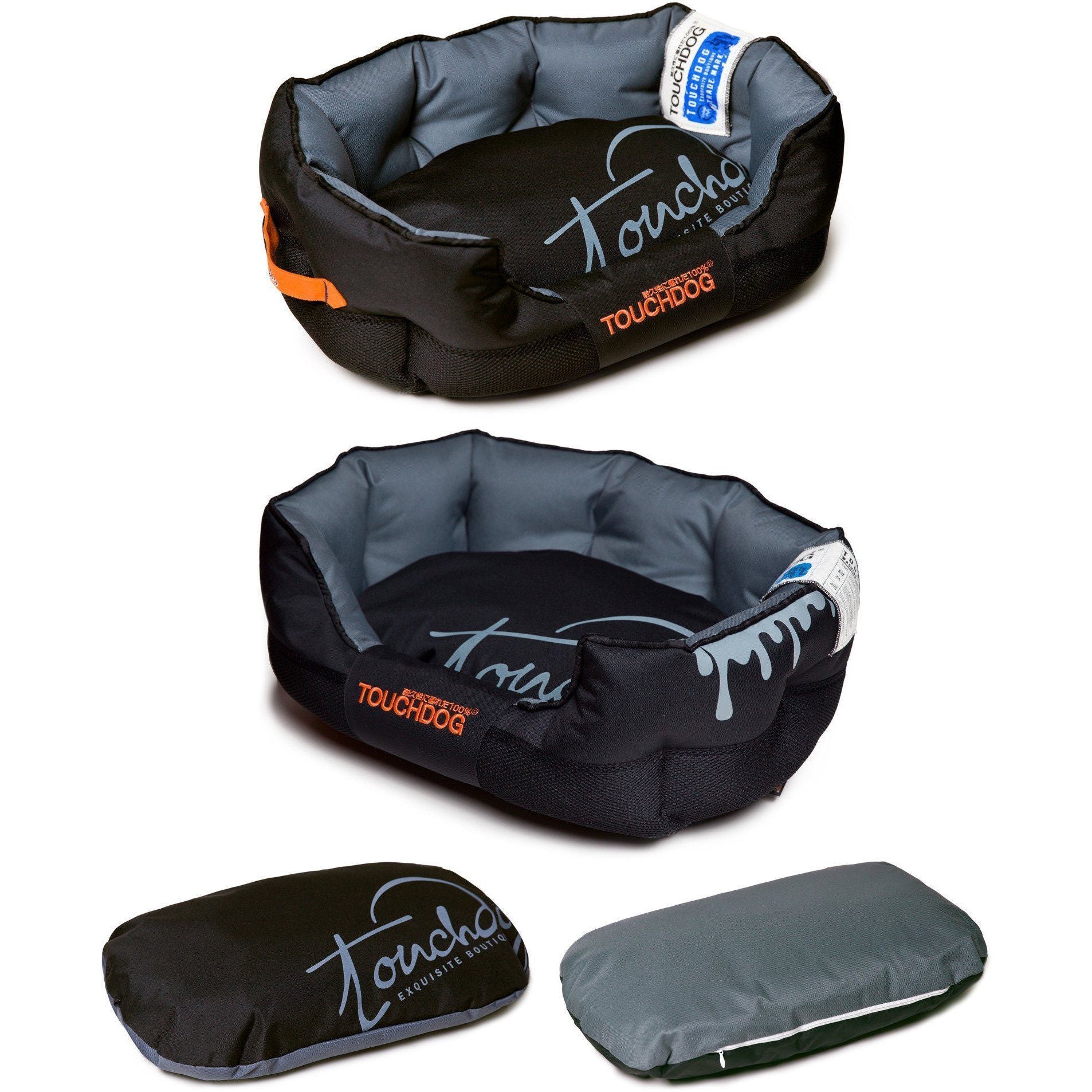 Touchdog ® 'Performance-Max' Sporty Reflective Water-Resistant Dog Bed  