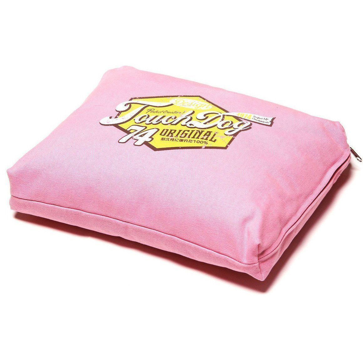 Touchdog ® 'Rose-Pedal' Premium Designer Rectangular Dog Bed Large Sky Blue, Bubblegum Pink