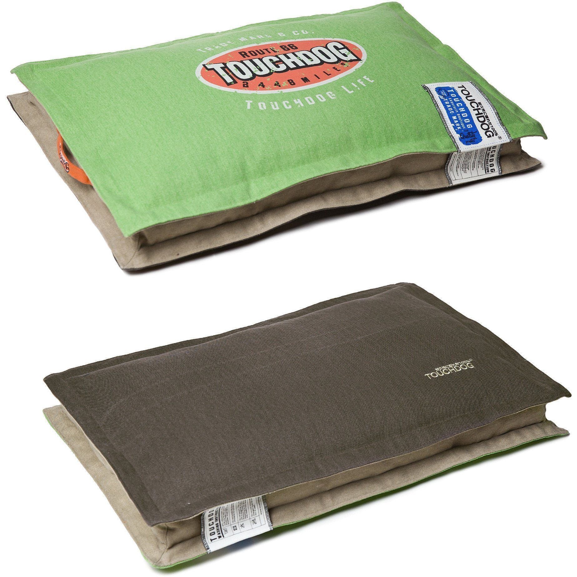 Touchdog ® 'Shock-Stitched' Sporty Reversible Rectangular Ultra-Thick Dog Mat Bed  