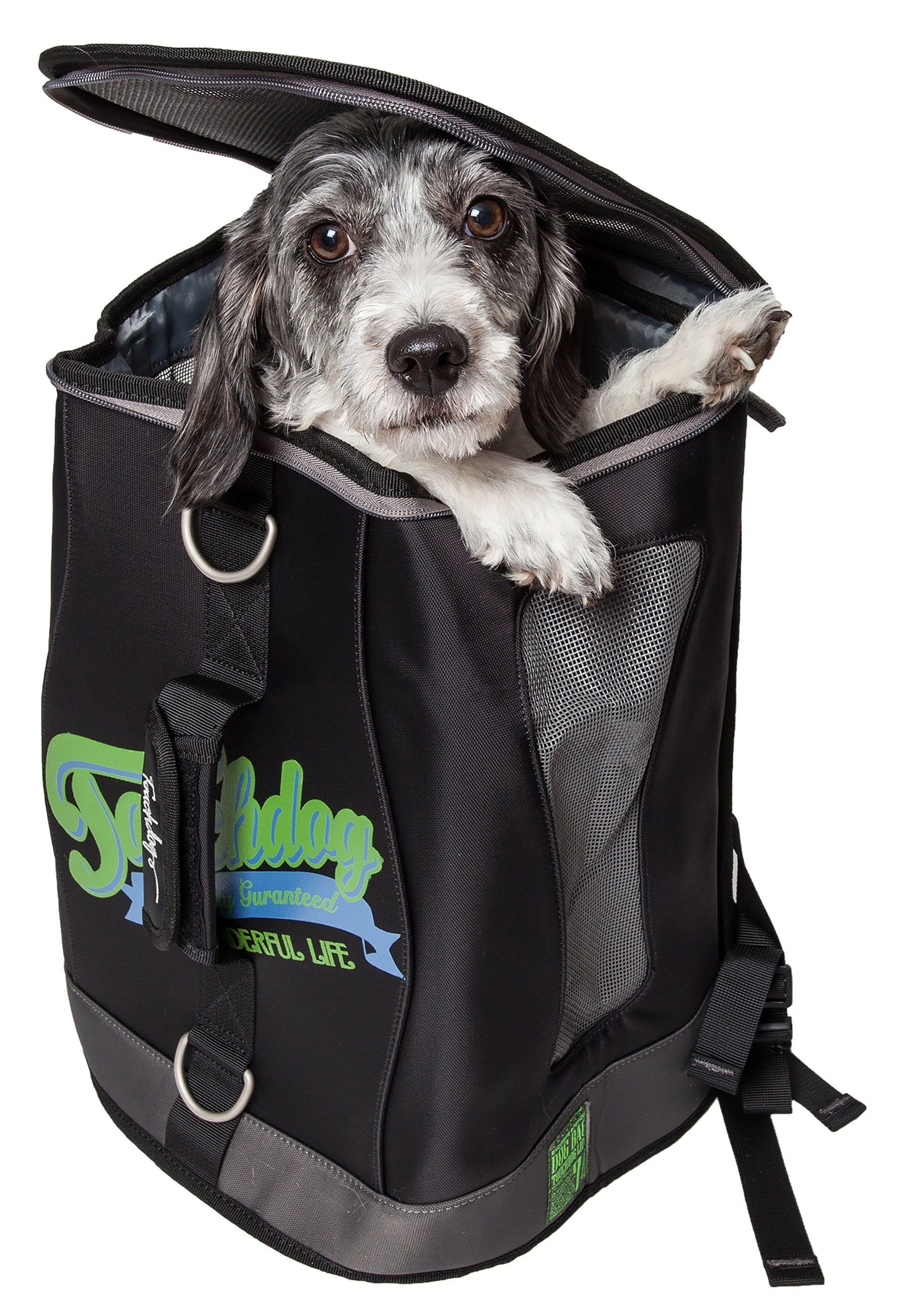 Touchdog ® 'Ultimate-Travel' 3-in-1 Airline Approved Backpack Dog Carrier  