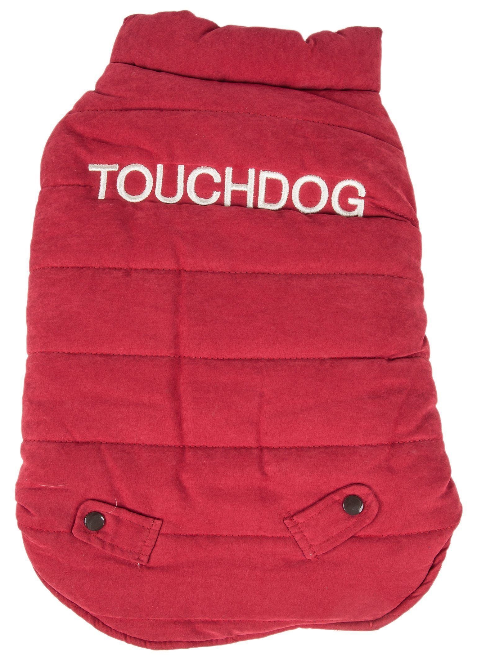 Touchdog ® Waggin Swag Ultra-Plush Insulated and Reversible Dog Coat  