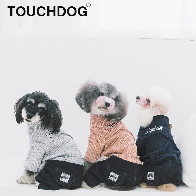 Touchdog Vogue Neck-Wrap Full Body Fashion Dog Sweater Outfit  