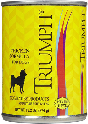 Triumph Chicken Puppy and Dog Canned Food - 13.2 oz - Case of 12