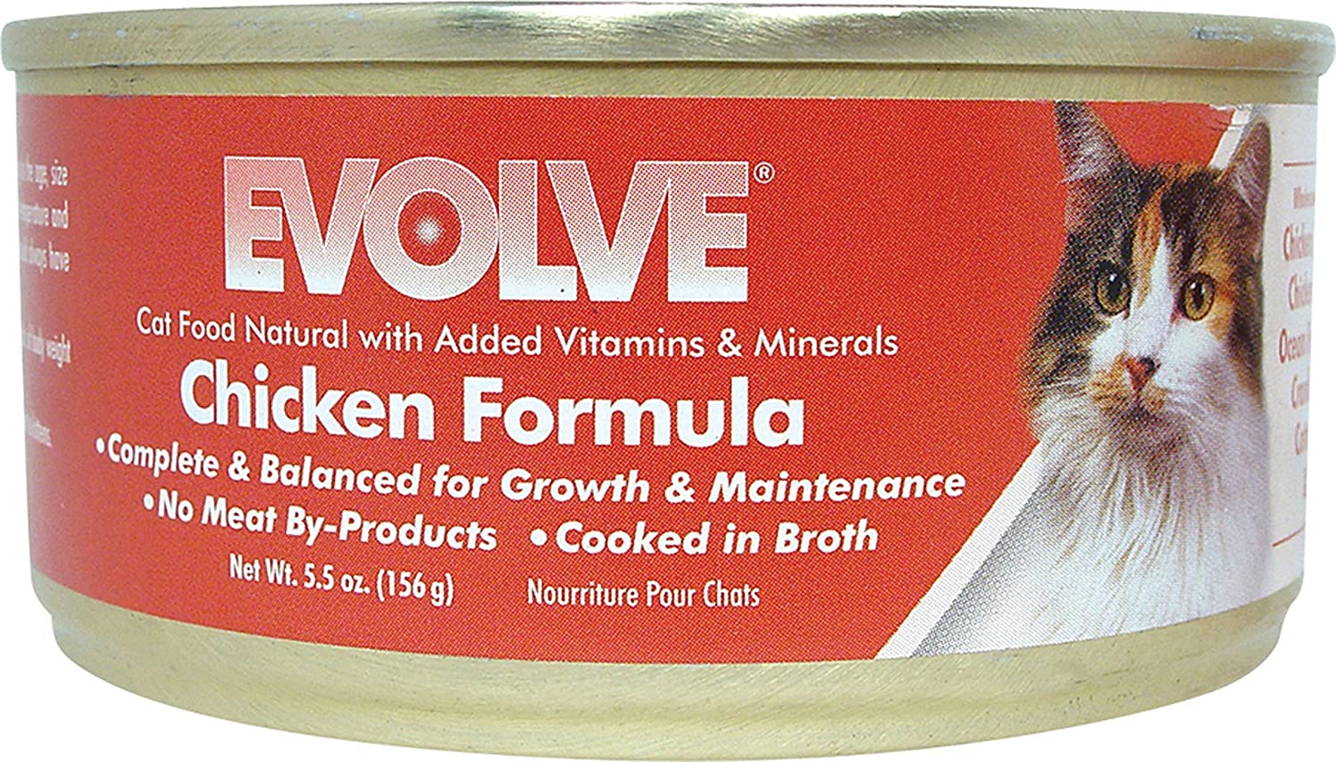 Triumph Evolve Chicken Canned Cat Food - 5.5 oz - Case of 24  