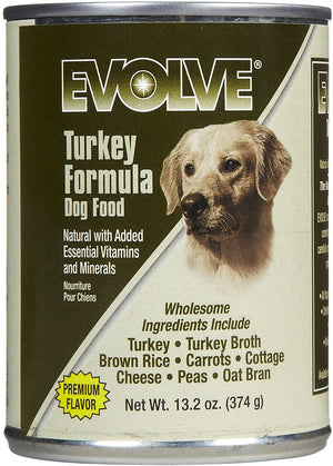 Triumph Evolve Turkey Canned Dog Food - 13.2 oz - Case of 12