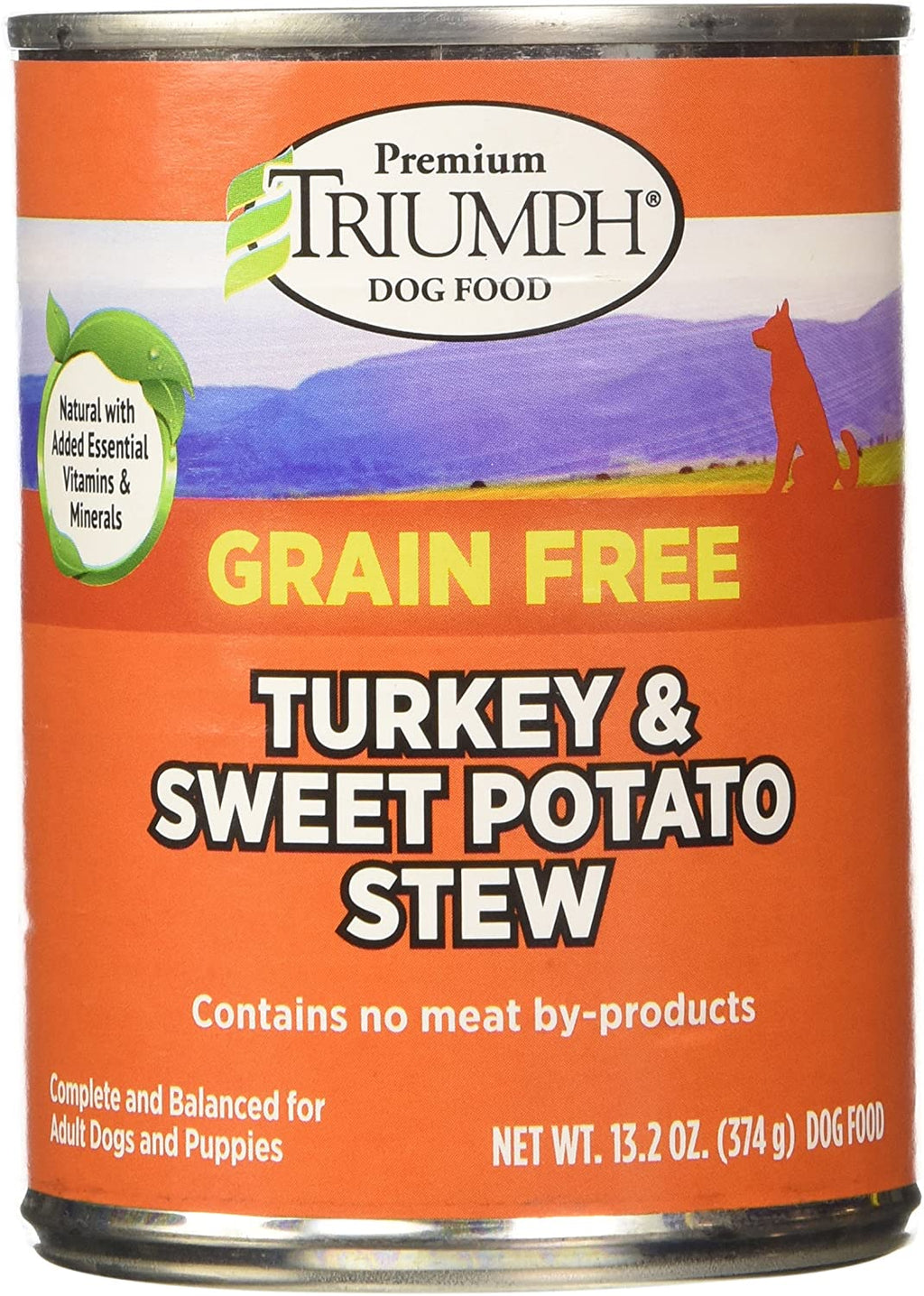 Triumph Free Spirit Grain-Free Sweet Potato Stew Canned Dog Food - 13.2 oz - Case of 12  