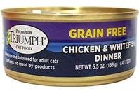 Triumph Grain-Free Spirit Chicken & Whitefish Canned Cat Food - 5.5 oz - Case of 24  