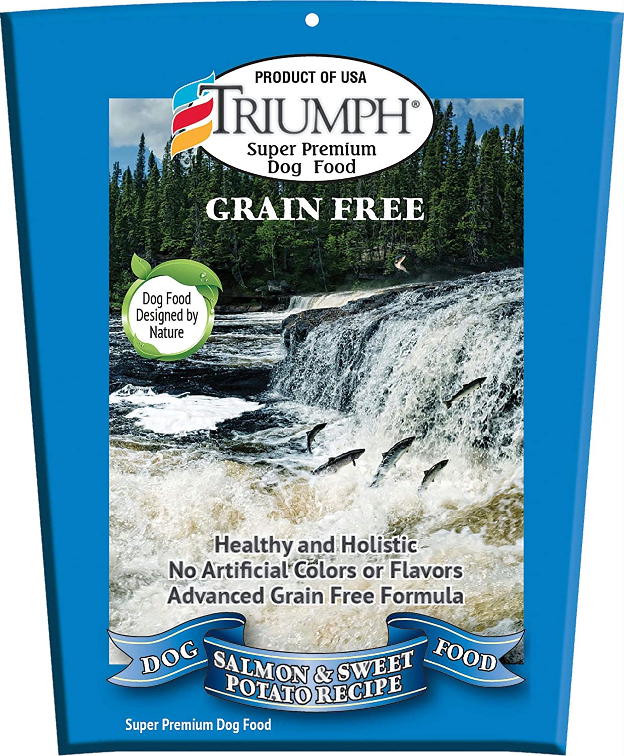 Triumph Grain-Free Spirit Salmon & Sweet Potato Dry Dog Food - 3 lb Bag  