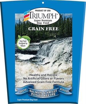 Triumph Grain-Free Spirit Salmon & Sweet Potato Dry Dog Food - 3 lb Bag