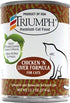 Triumph Natural Chicken-Liver Canned Cat Food - 13 oz - Case of 12  