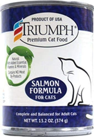 Triumph Natural Salmon Canned Cat Food - 13 oz - Case of 12