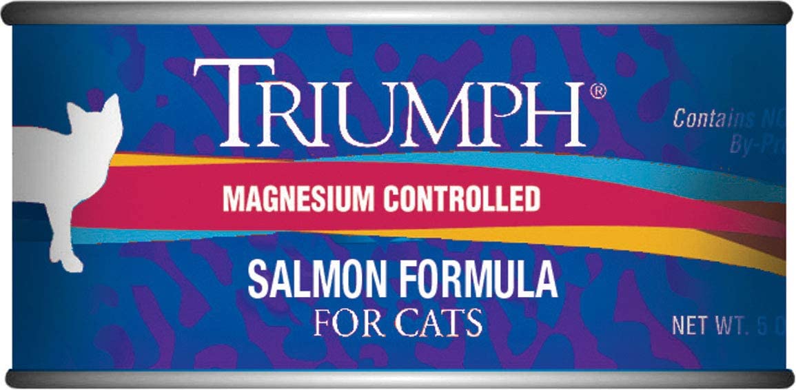 Triumph Natural Salmon Canned Cat Food - 5.5 oz - Case of 24  