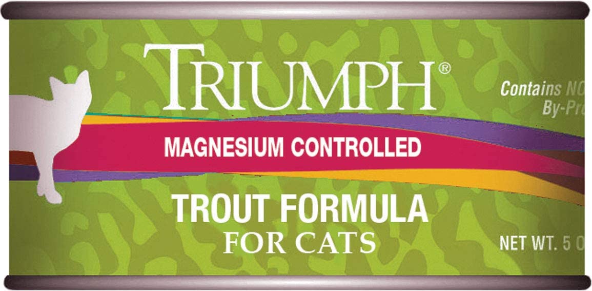 Triumph Natural Trout Canned Cat Food - 5.5 oz - Case of 24  