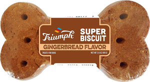 Triumph Super Single Gingerbread Dog Biscuits - 2/15 Pack - 30 Count