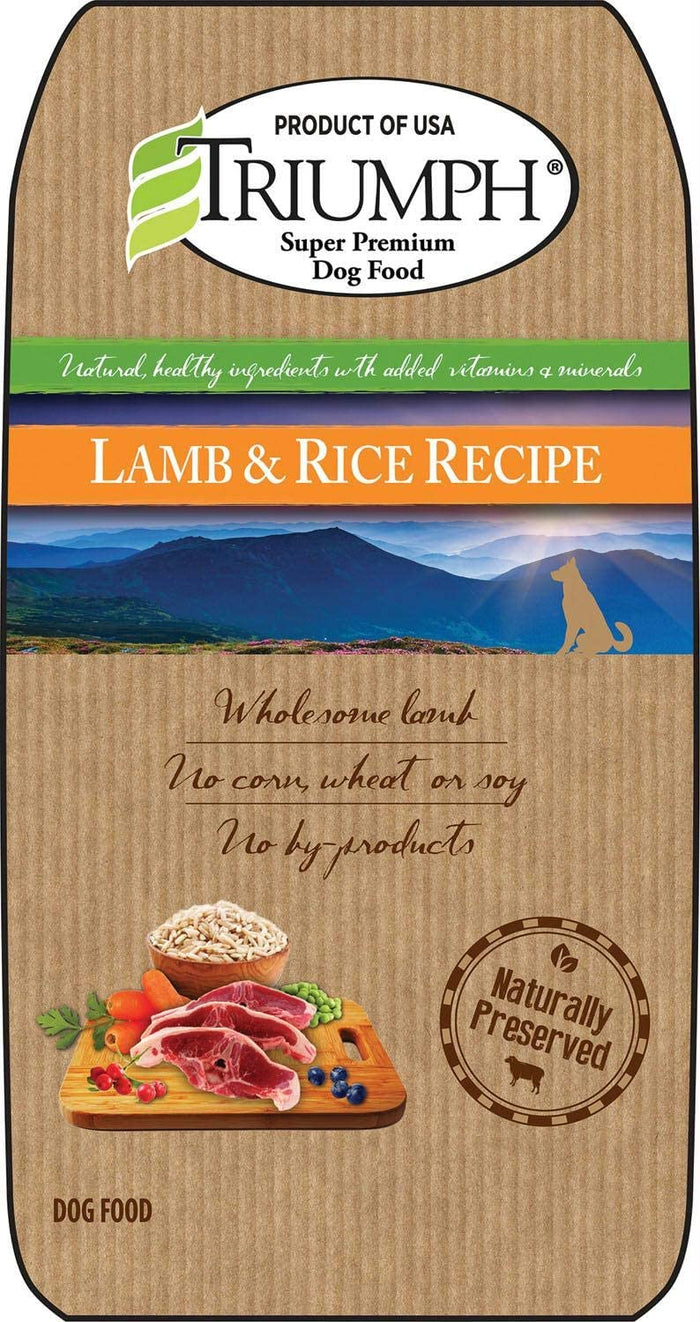 Triumph Wild Spirit Deboned Lamb & Brown Rice Dry Dog Food - 3.3 lb Bag