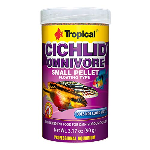 Tropical Cichlid Omnivore Pellet - Small - 3.17 oz