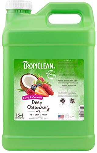 Tropiclean Berry and Coconut Cat and Dog Shampoo - 2.5 Gal
