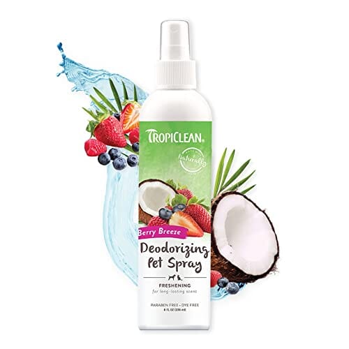 Tropiclean Berry Breeze Deodorizing Pet Spray - 8 Oz