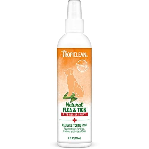 Tropiclean Flea & Tick Bite Relief Spray for Dogs & Cats - 8 Oz  