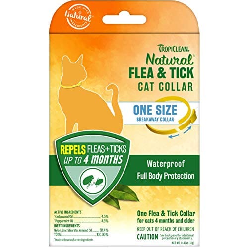 Tropiclean Flea & Tick Repellent Collar for Cats  