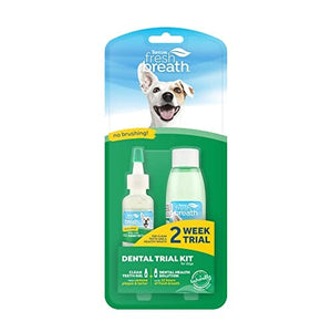 Tropiclean Fresh Breath Dental Trial Kit for Pets